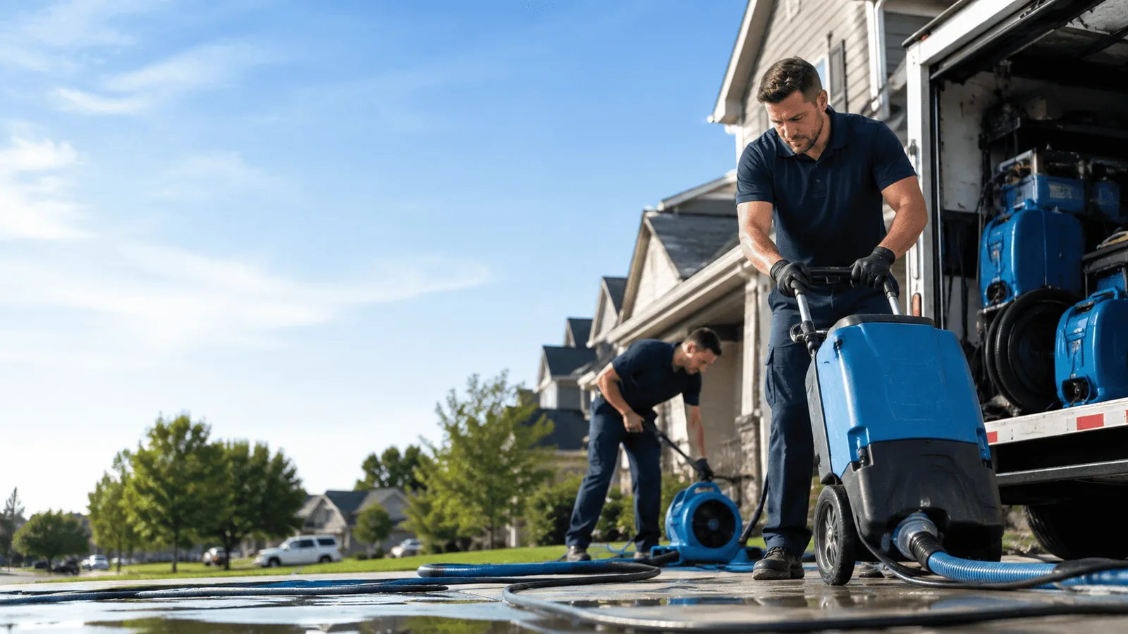 Structural Drying being performed in Pennsville, NJ
